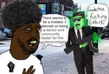 glowie gives drugs to blacks