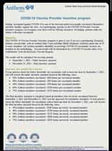COVID-19 Vaccine Provider Incentive Program