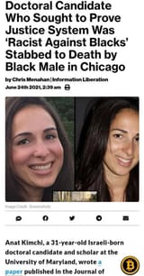 idiot pro-black woman killed by black