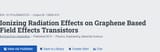 ionizing radiation interacts with graphene