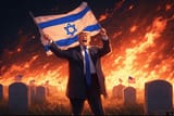 usa burns for israel