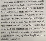 Shaming the bachelors