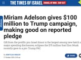 miriam kike adleson 100m to trump
