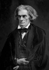 Calhoun photographed by Mathew Brady in 1849, shortly before his death