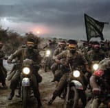 Iran-Iraq war RPG motorcycle team