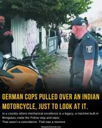 An Indian Motorcycle Was Pulled Over in Germany. Out of Curiosity. Not Caution.On a quiet German (1)_thumb.jpg