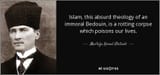 ataturk about islam