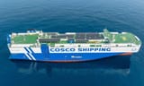 The world&#039;s largest vehicle carrier ship powered by photovoltaic energy, the Yuanhai Kou vessel from China COSCO Shipping Corporation, completes its maiden voyage