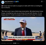 Trump says he made no progress in talks with Putin on ending the war in Ukraine. 04-07-2025 &#039; I&#039;m not happy about it. I made no progress with them at all today&#039; HD