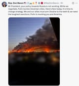 Reps Don Bacon and Joe Wilson responded to the attacks on Kyiv overnight. Bacon calls for a shift in policy and states 04-7-2025 Putin is mocking P1