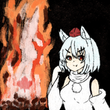 Awoo burning a leaf
