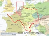 TEXAS compared to Europe