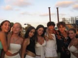 Pinterest - ela (elafirstarad) - a group of young people standing next to each other in front of a playground area