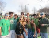 Pinterest - maylee yang (mayleeyang11) - friends - a group of young people standing next to each other in front of a crowd at a sporting event