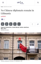 Lithuania expel China