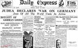holocaust jews declare war on germany first