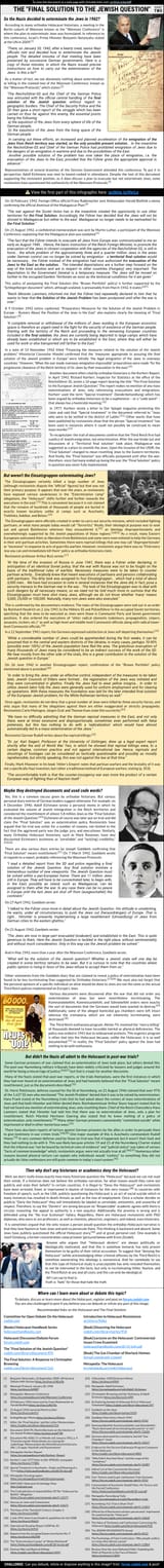 jewish lies about the holocaust the final solution 2