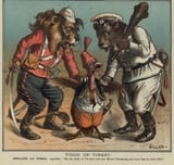 Puck 1885 Tough on Turkey - Gillam