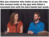 being this obvious