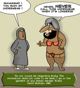 - false pedo-&#039;prophet&#039; Muhammad cross dressing pervert allah
