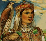 Emese_álma (&#039;&#039;Emese with Turul&#039;&#039;)