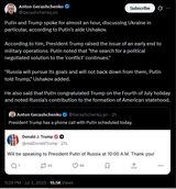 Putin and Trump spoke for almost an hour, discussing Ukraine in particular, according to Putin&#039;s aide Ushakov 03-07-2025 &#039;Russia will pursue its goals &#039;