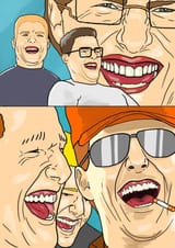king of the hill laughing