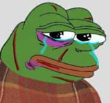 Pepe Beat Up Not Comfy