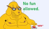 404 Jannies No Fun Allowed