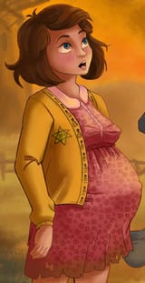 pregnant anne frank