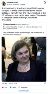 Nuland &#039;Sets The Record Straight&#039; On US Forever Occupation Of Syria