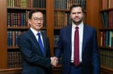 China&#039;s Vice President Han Zheng Meets Vice President-elect J.D. Vance on the Day Before Trump&#039;s Inauguration