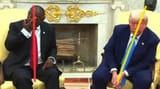 Trump with chimp