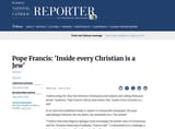 pope on jews