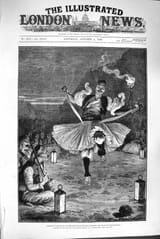 [Insane, super-gay] Muslim Albanian War-Dance, cute dresses, 1880