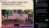 Italian Prime Minister Giorgia Meloni clarified that Washington has not abandoned support for Kyiv, but has suspended certain categories of aid. 04-07-2025