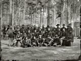 1864 A group of the U.S. Engineer Battalion, Petersburg, Virginia