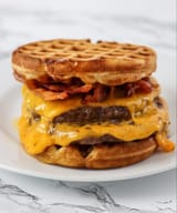 waffle buger