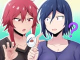 hitomi chan and tomo chan talking about shark teeth anime girl tomboy