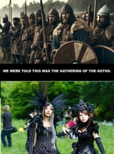 a gathering of goths