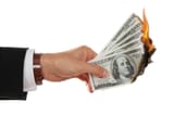 burning money