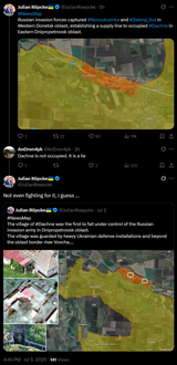 jihadi julian Novoukrainka and Zelenyj_Kut liberated