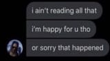 aint reading all that
