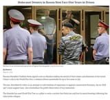 Holocaust deniers in russia now face 5 years in prison
