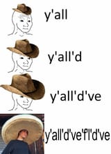 y&#039;all&#039;d&#039;ve&#039;f&#039;l&#039;d&#039;ve