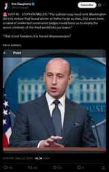 stephen miller vs the judicial tyrants