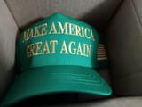 green maga hat