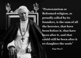 Pope-Pius-X on protestantism