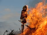 Traditional Witchburning celebration Norway 08
