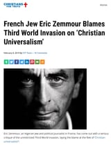 French Jew sides with Pagans on universalism